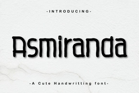 Asmiranda Font: The Handwriting Font with a Modern Edge