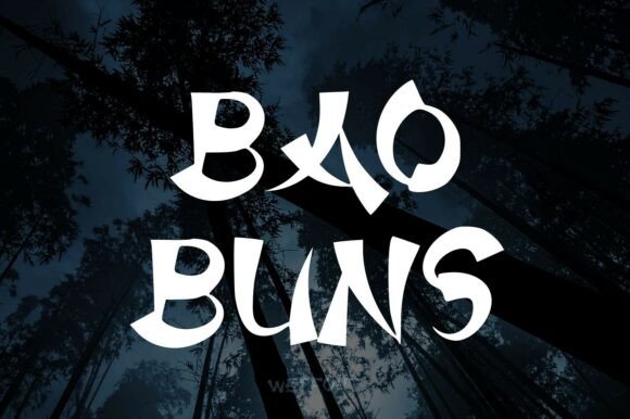 Bao Buns Font: Ancient Aesthetics for Modern Design
