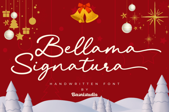 Bellama Signatura Font: Your Holiday Design Secret Weapon