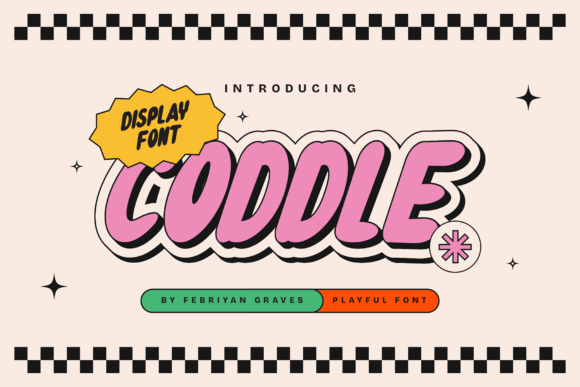 Coddle Font: A Playful Retro Revival for Bold Designs
