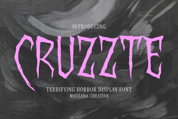 Cruzzte Font: A Dive into Terrifying Typography