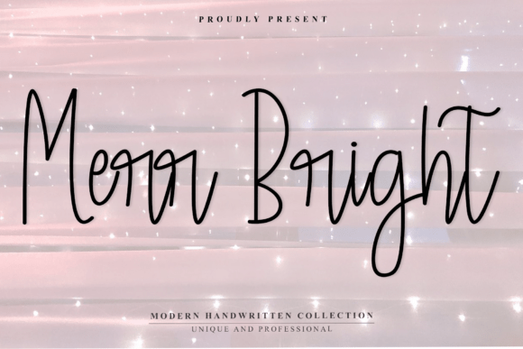 Merr Bright Font: A Modern Handwritten Typeface for Elegant Projects