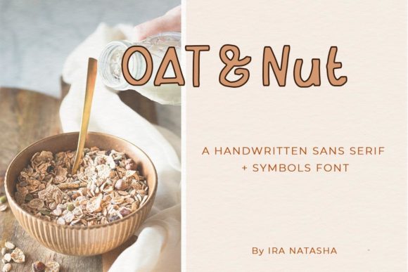 Oat & Nut Font: Modern Sans Serif for Clean Designs