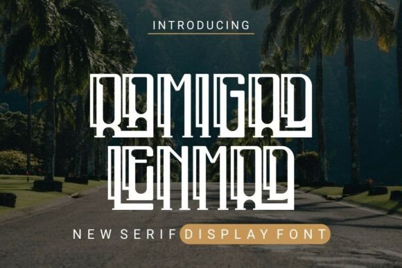Ramigad Lenmad Font: Typography as a Standalone Art Form