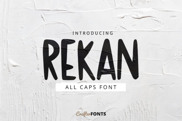 Rekan Display Font: Simple, Modern, and Outstanding Designs