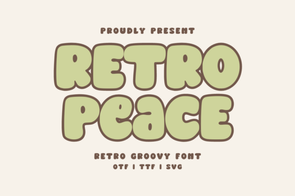 Retro Peace Regular Font: A Groovy Vibe for Modern Creators