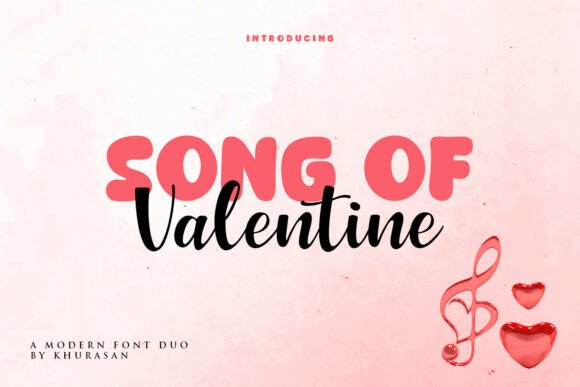 Song of Valentine Duo Font: Your New Favorite Romantic Typeface