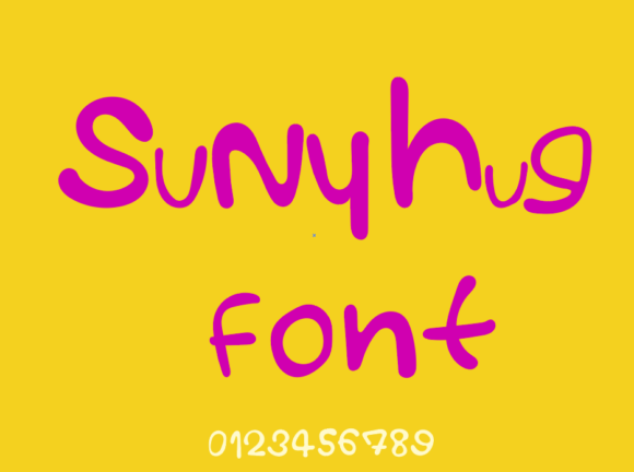Suny Hug Font: Crafting Cozy, Handwritten Charm