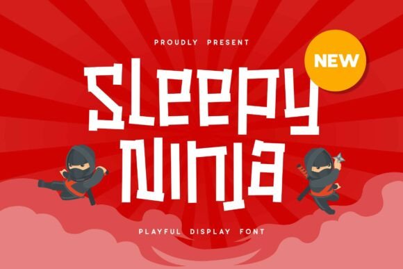 Unleash Your Inner Creative Warrior with Sleepy Ninja Font