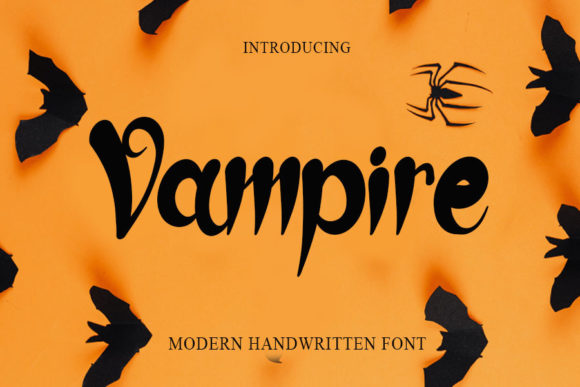Vampire Font: The Handwritten Typeface with a Stunning Impact